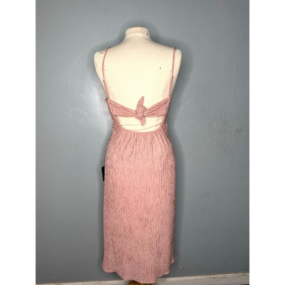NWT Romantic Lulu’s Sleeveless Rose Dress with Front Slit – Size [Small] - Picture 4 of 7